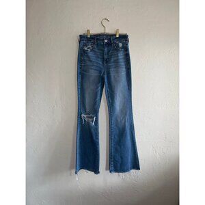 American Eagle Super Hi Rise Flare Jean Size 4